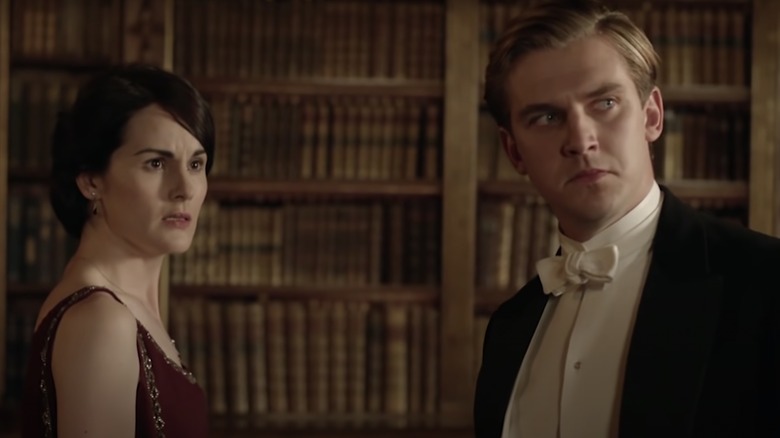 Mary and Matthew in "Downton Abbey"