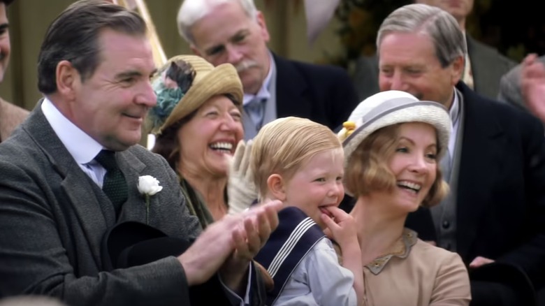 Brendan Coyle and Joanne Froggatt in "Downton Abbey"