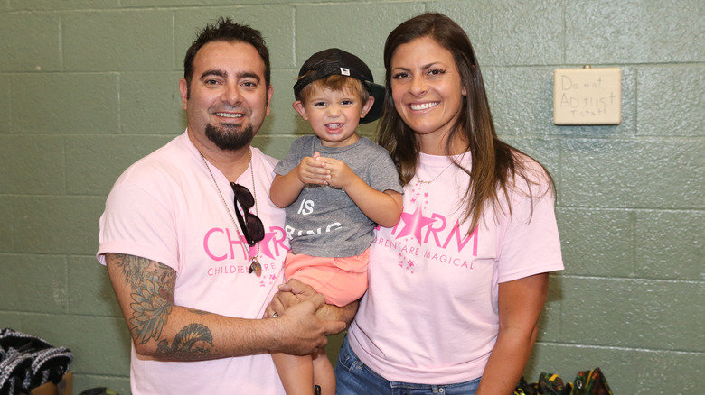 Chris Kirkpatrick and his family