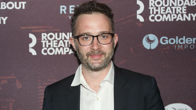 Eddie Kaye Thomas smiling at the opening night of "The Wanderers" at the Laura Pels Theater in New York