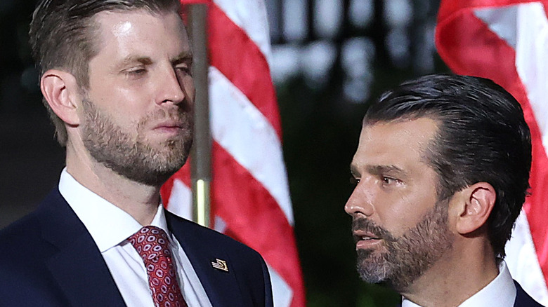 Eric Trump and Donald Trump Jr.