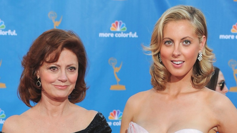 Susan Sarandon and daughter Eva Amurri attending the 2010 Emmy Awards