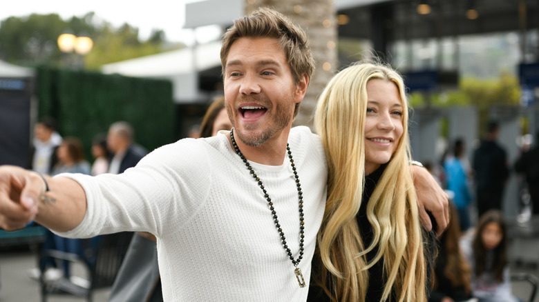 Chad Michael Murray and Sarah Roemer at Hollywood Studios