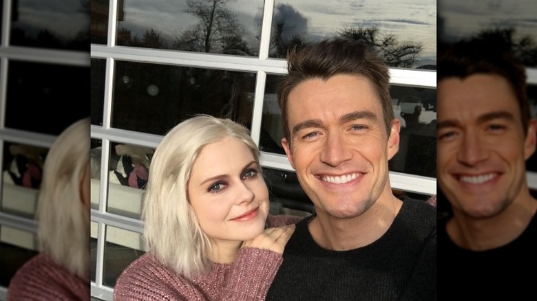 Buckley with iZombie co-star Rose McIver 