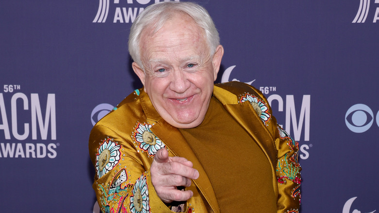 Leslie Jordan in a yellow suit