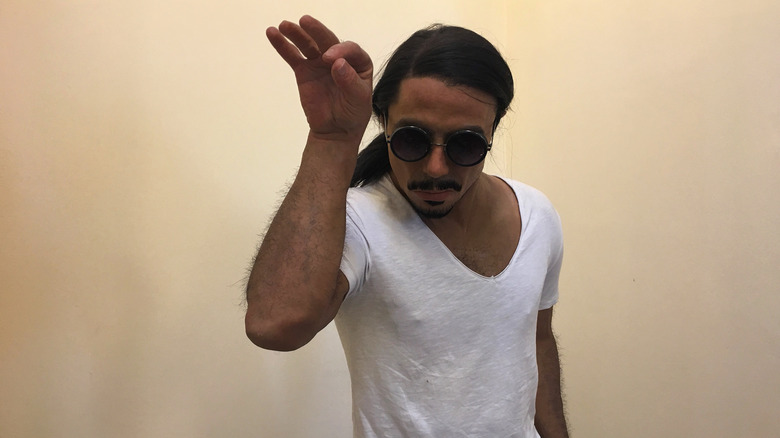 Salt Bae wax figure