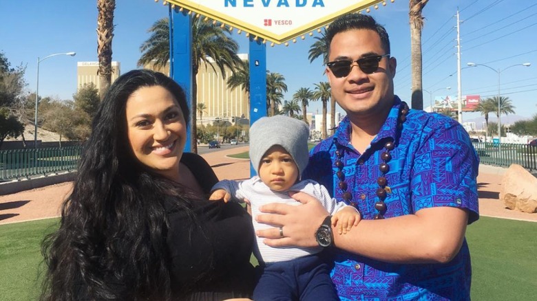 Asuelu and Kalani from 90 Day Fiancé with baby