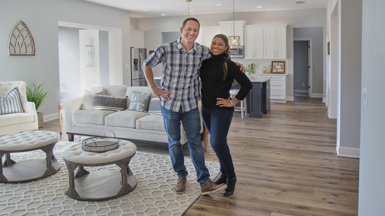 Brian and Mika Kleinschmidt in new home