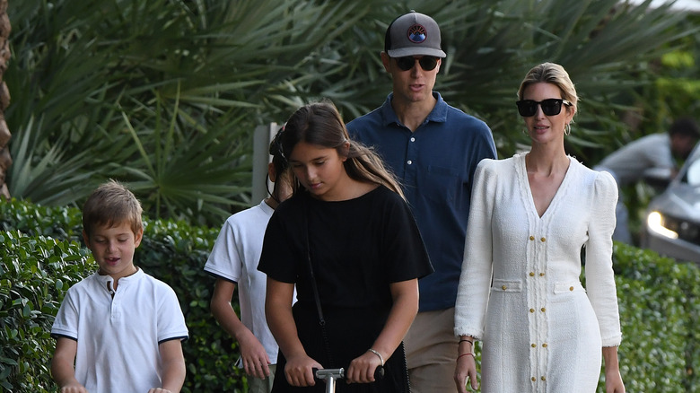 Ivanka Trump and Jared Kushner with kids 