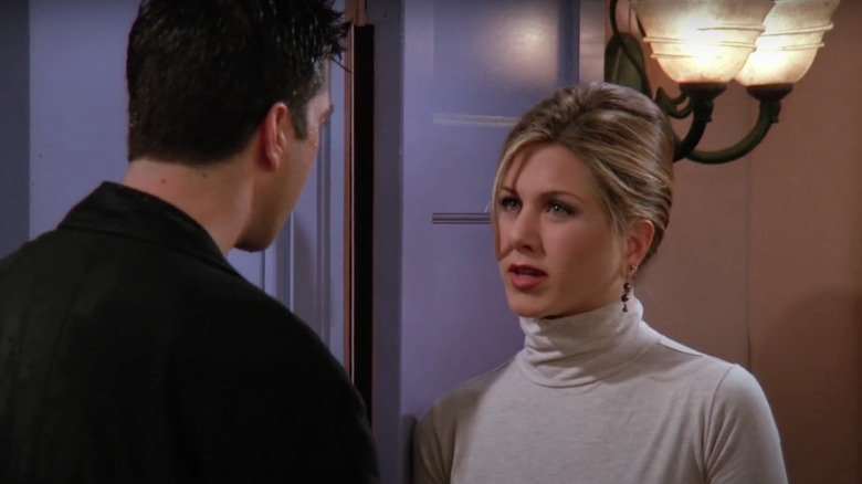 Rachel and Ross fight in "Friends"