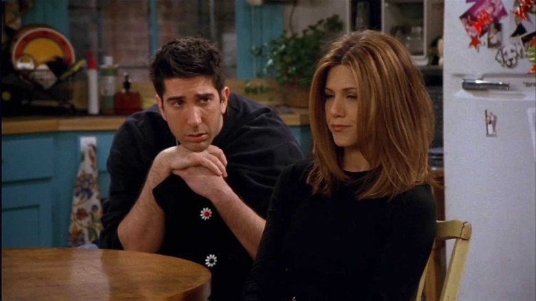 Ross looking at Rachel on "Friends"