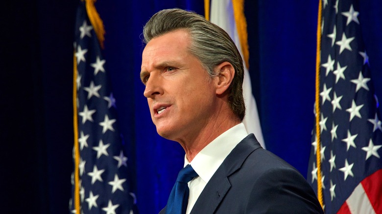 Gavin Newsom speaking