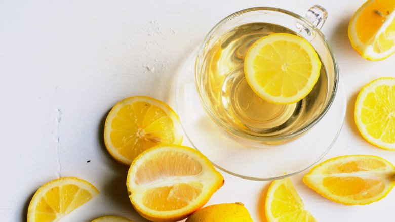 warm lemon water