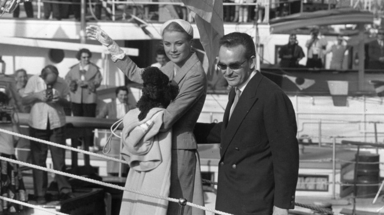 Grace Kelly and Prince Rainier 