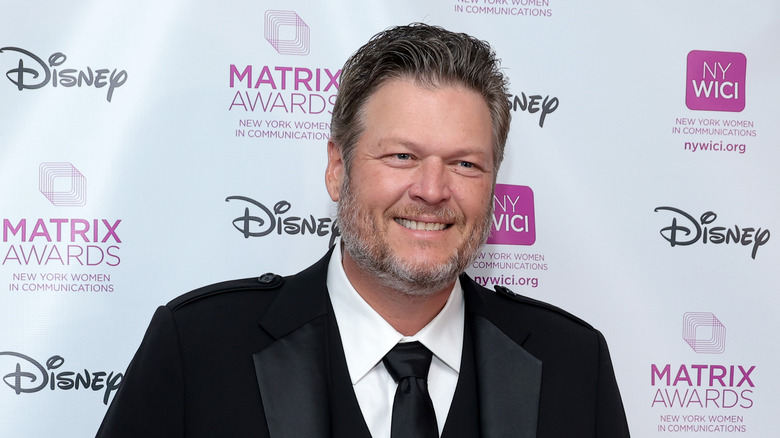 Blake Shelton wearing a suit