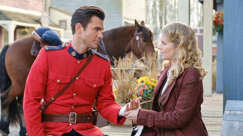 Kevin McGarry and Andrea Brooks in "When Calls the Heart"