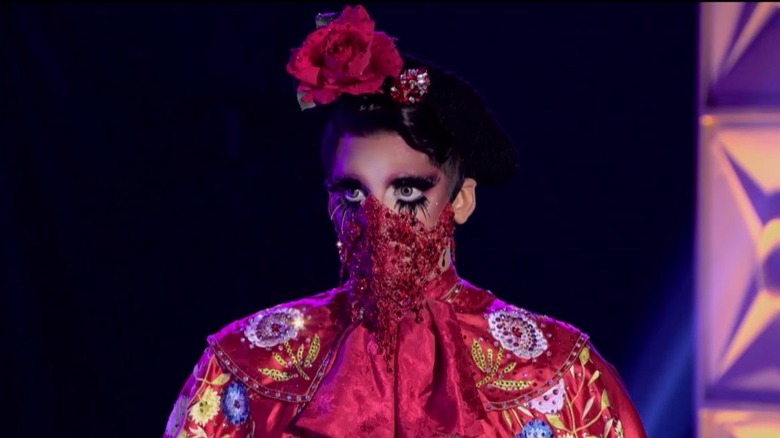 Valentina during her  'I'd like to keep it on' RuPaul's Drag Race snafu