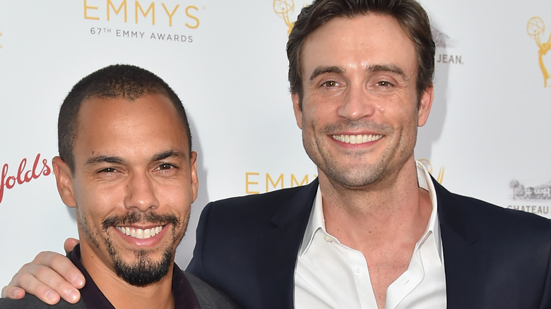 Bryton James and Daniel Goddard