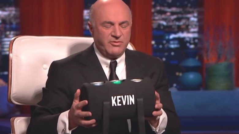 Kevin O'Leary Holding chill systems cooler