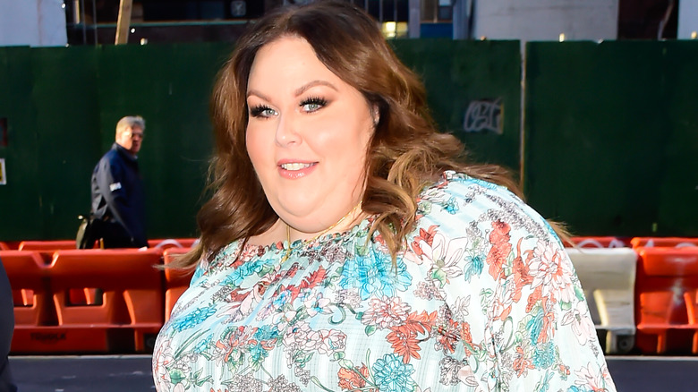 Chrissy Metz floral dress