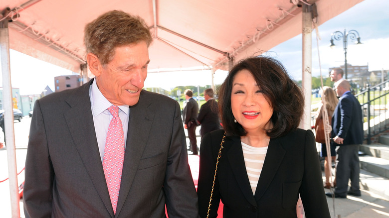 Connie Chung and Maury Povich