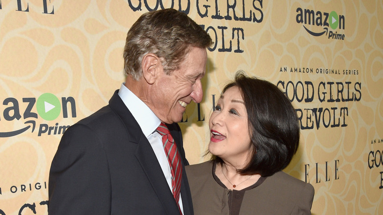 Connie Chung and Maury Povich