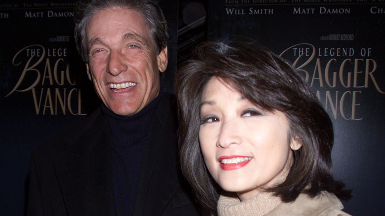 Connie Chung and Maury Povich