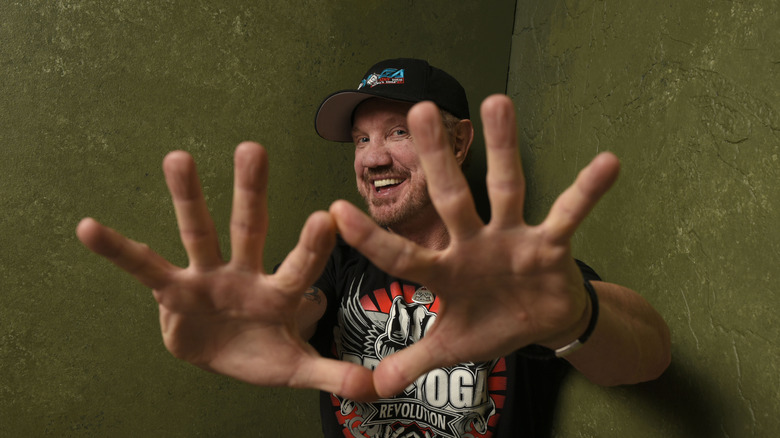 "Diamond" Dallas Page throws up diamond sign