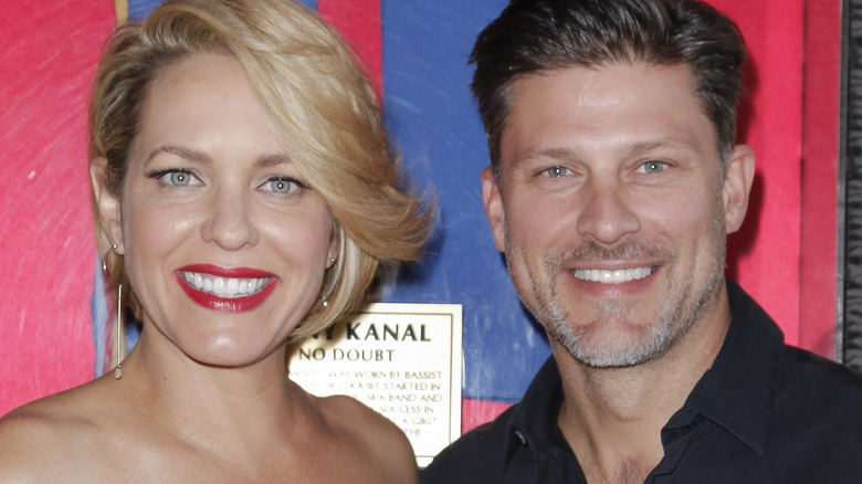 Greg Vaughan and Arianne Zucker smiling