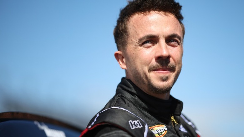 Frankie Muniz in his racing kit