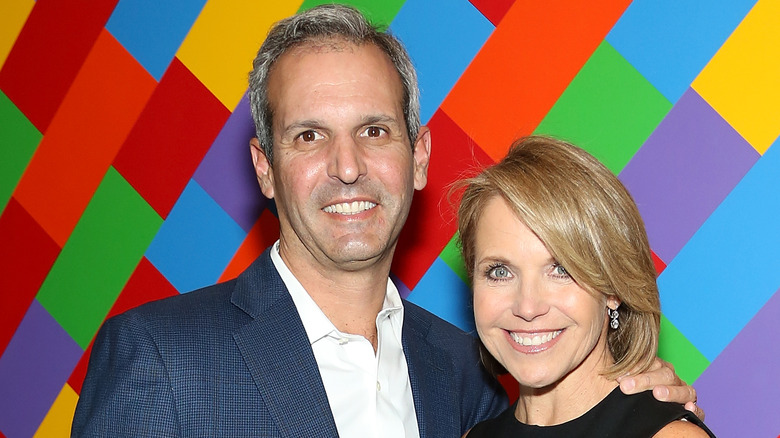 John Molner and Katie Couric