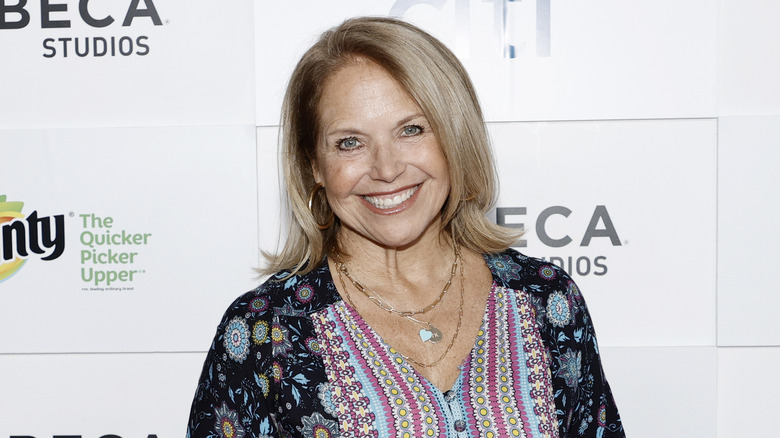 Katie Couric smiling