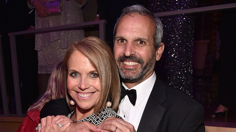 Katie Couric and John Molner