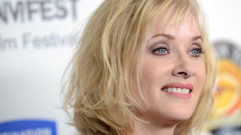 Barbara Crampton smiling