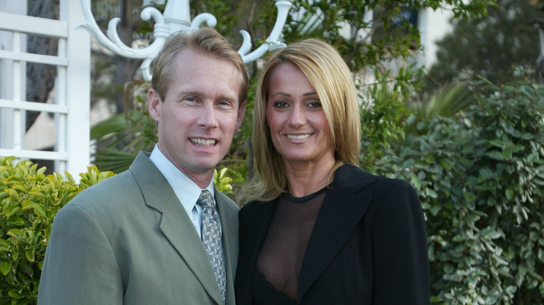 Bart Conner and Nadia Comaneci posing together