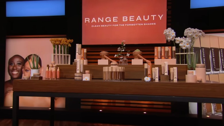 Range Beauty products display