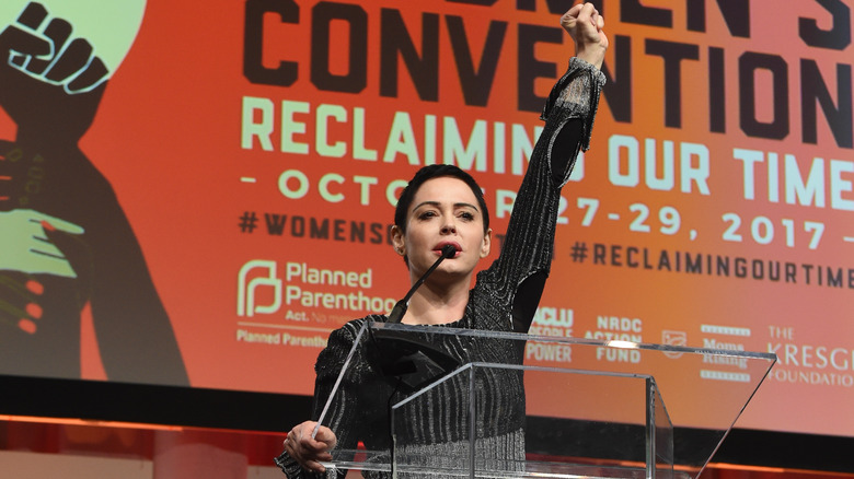 Rose McGowan at women's convention