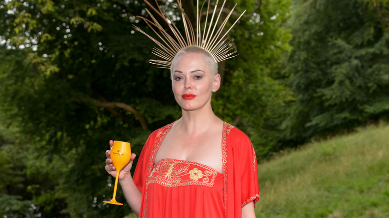 Rose McGowan at wilderness festival