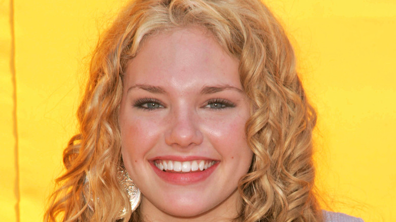 MacKenzie Mauzy who played Phoebe Forrester on The Bold and the Beautiful smiling at an event