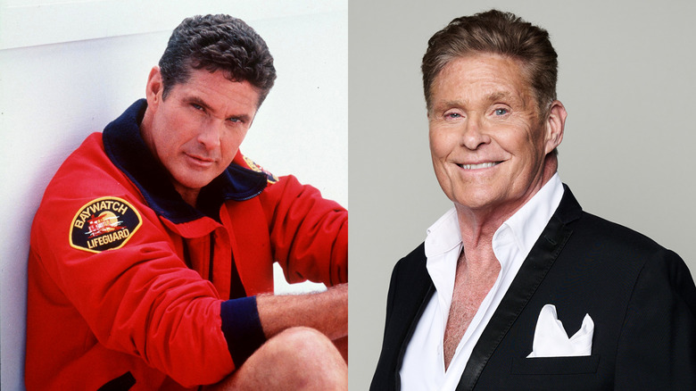 David Hasselhoff then and now