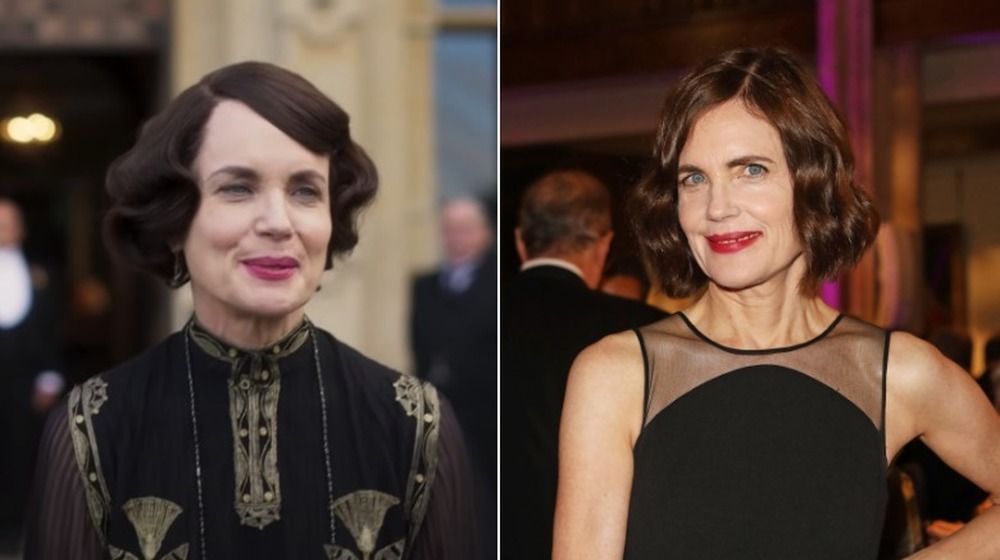 Elizabeth McGovern, split image