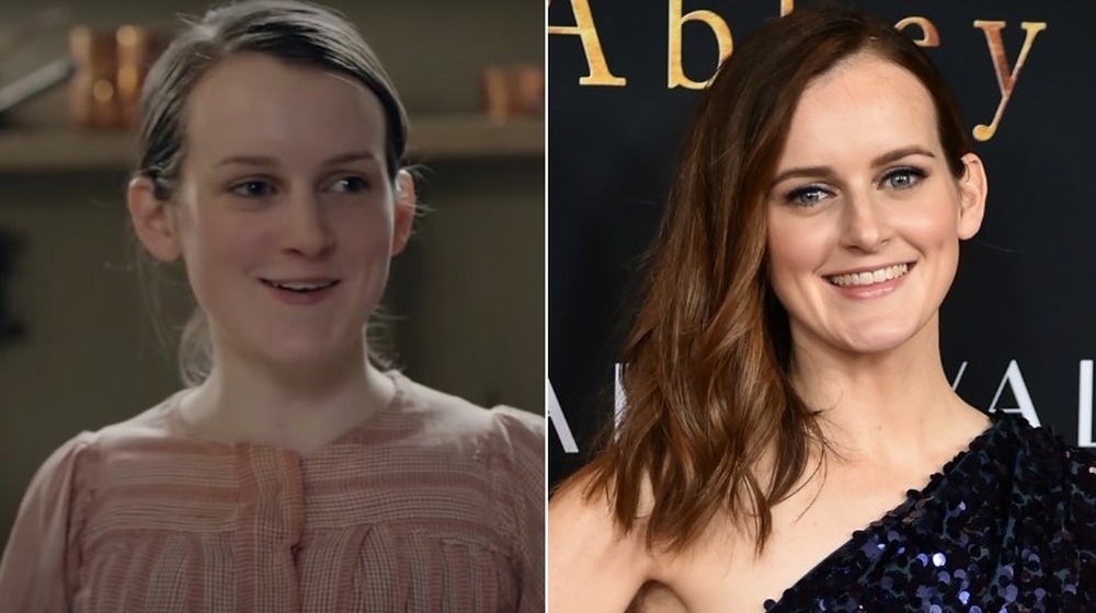 Sophie McShera, split image