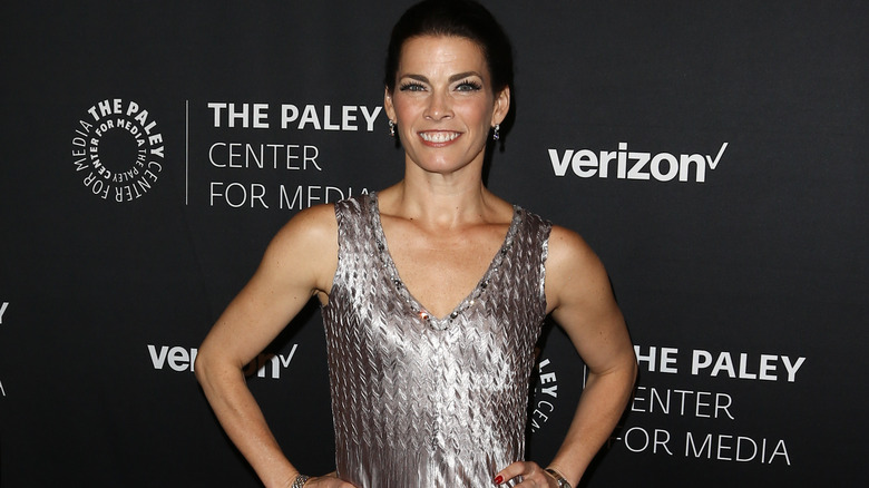 Nancy Kerrigan smiling at a red carpet event