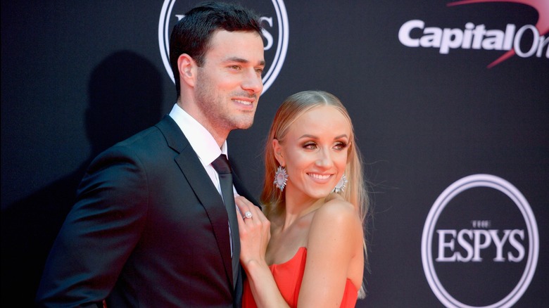 Matt Lombardi and Nastia Liukin on the ESPYS red carpet