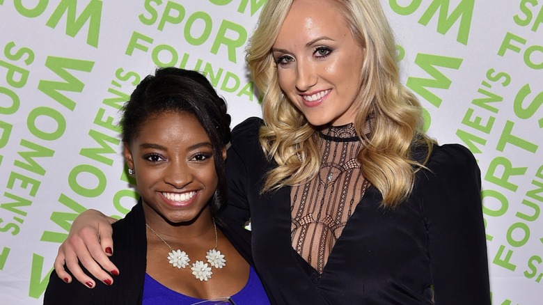 Simone Biles and Nastia Liukin