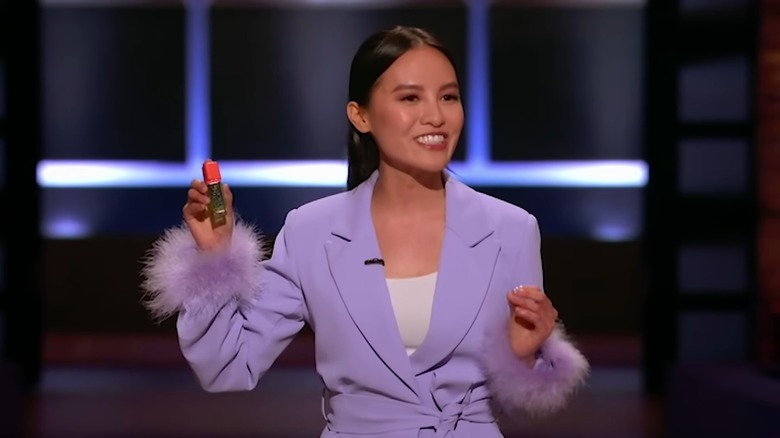 Fiona Co Chan pitching on Shark Tank