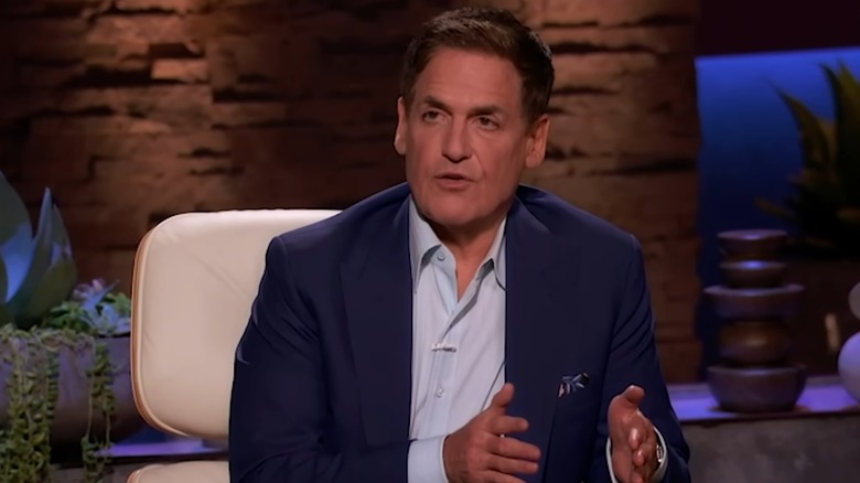 Mark Cuban talking on Shark Tank