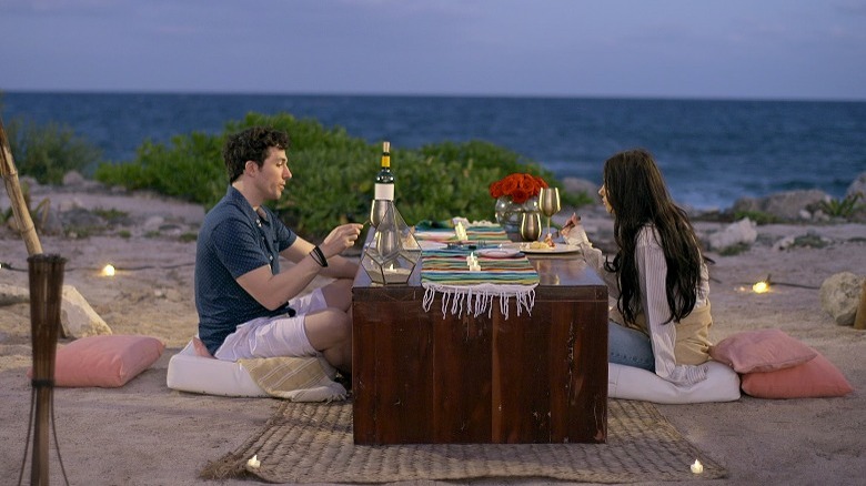 Zack and Irina on beach