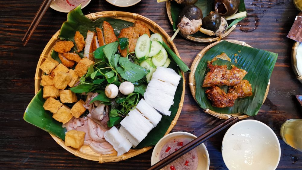 A Vietnamese tofu dinner 