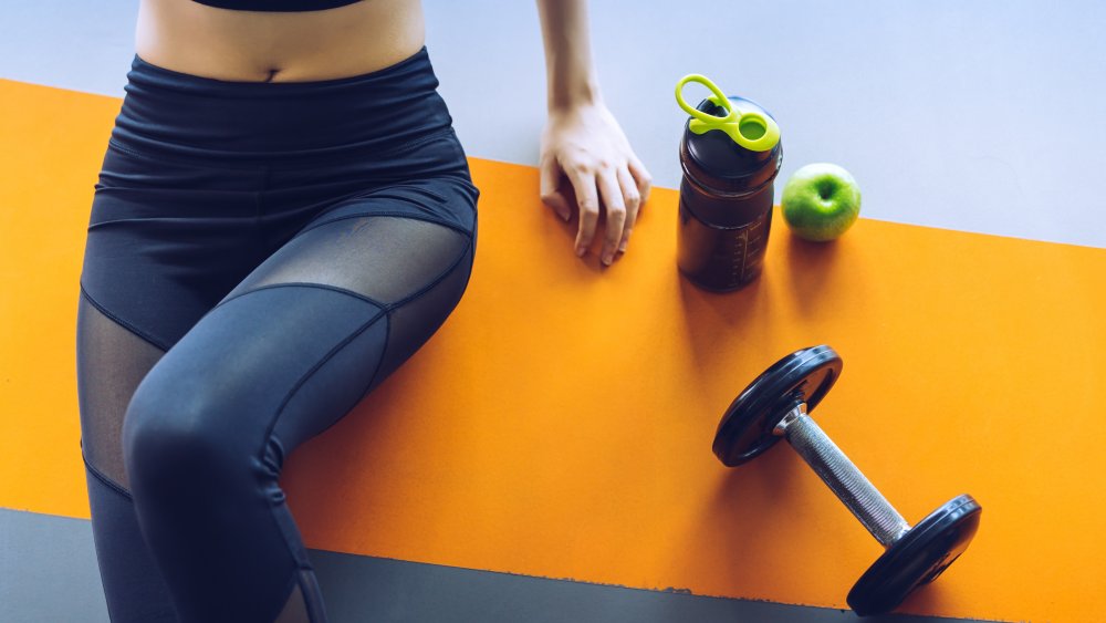 Woman working out